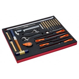 BAHCO - Kit de clé à molette/outils de frappe/outils de mesure