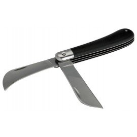 BAHCO - Couteau délectricien à lame repliable avec double lame 70/85 mm