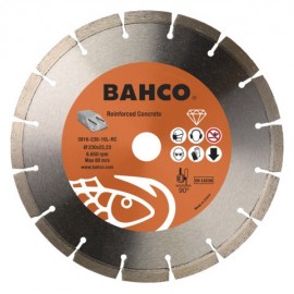 BAHCO - Disques diamant pour béton armé 230 x 2.5 x 22.23mm