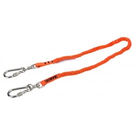 BAHCO - Longe orange haute visibilité avec mousquetons pivotants 0
