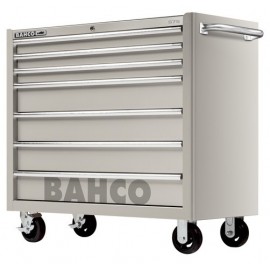 BAHCO - Servante avec 7 tiroirs en acier inoxydable 40"