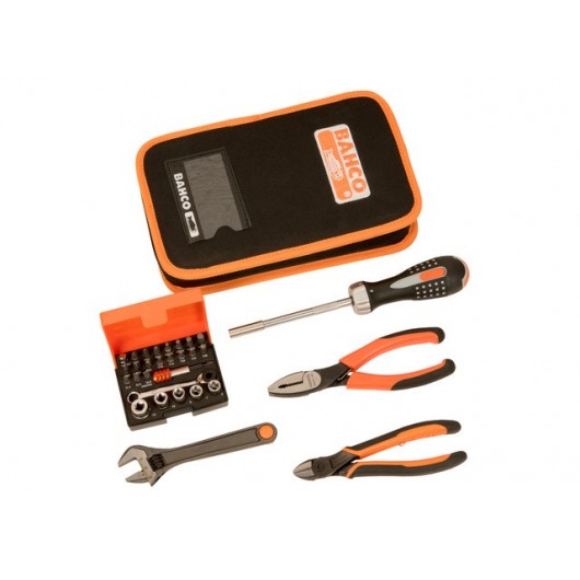 BAHCO - Valise mini-pochettes avec kit d'outils multi-usages - 36 pcs