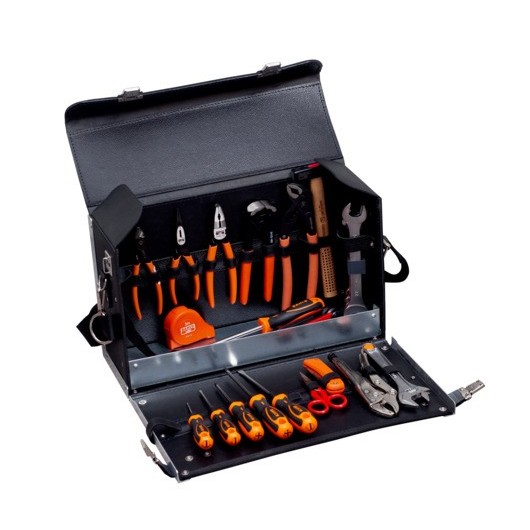 BAHCO - Kits d'outils pour maintenance générale dans mallette en cuir - 32 pcs