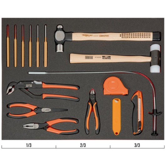 BAHCO - Kit doutils de frappe et de coupe