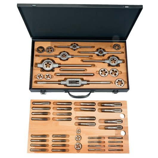 BAHCO - Jeu de tarauds et filières 1/4-3/4" - 54 pcs