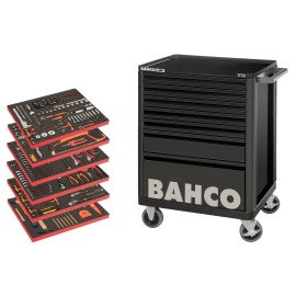 BAHCO – Servante 7 tiroirs + 346 outils à usage général
