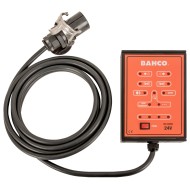 BAHCO - Testeur de prise de courant 7 pôles 24 V (24S). Câble 4 m