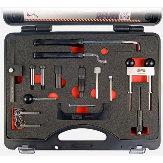 BAHCO - Coffret d'outils de calage pour moteurs WM 1.4-1.6-1.8-2.0 Essence