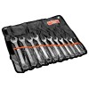 BAHCO - Jeu de clés mixtes plates, en pouces - 11 pcs/pochette en plastique noire BAHCO - Jeu de clés mixtes plates, en pouces - 11 pcs/pochette en plastique noire