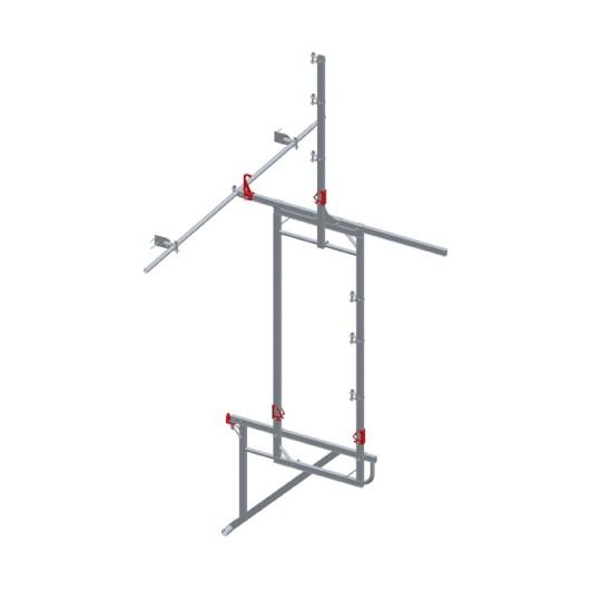 Echafaudage de toit OSSMAN® avec fixation sur lucarne - DIMOS