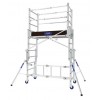 TUBESCA COMABI - Echafaudage roulant aluminium télescopique Z'TOWER - 7 réglages de hauteur possibles