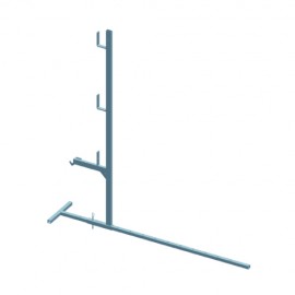 Garde-corps MINI avec fixation bas de toit h 1,1m spécial faible pente - DIMOS