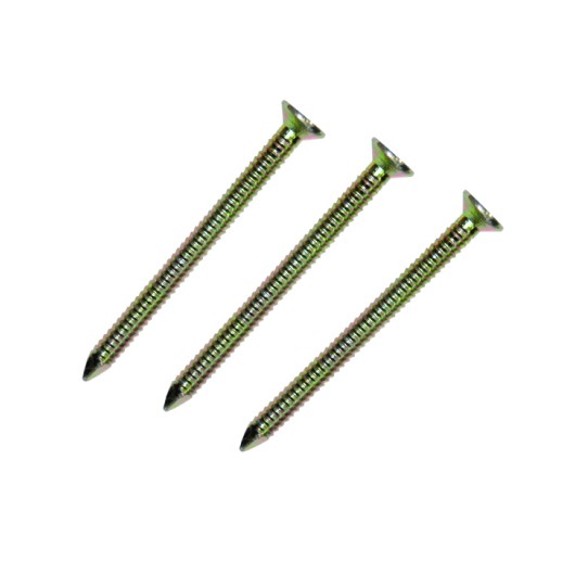 DIMOS - Pointes annelées bichromatées L 70mm Ø 5mm pour ancrage - seau 5 kg