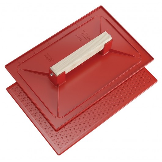 SOFOP TALIAPLAST - taloche ps 34x23cm rectangle rouge