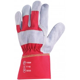 SOFOP TALIAPLAST - paire de gants docker croute de bovin (taille 10)