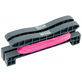 Cordeau de maçon Taliaplast Kordo 375mm avec drisse tressée rose fluo pour alignement de briques