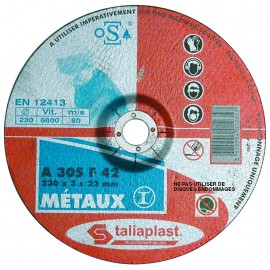 SOFOP TALIAPLAST - disque abrasif pour metaux 115mm
