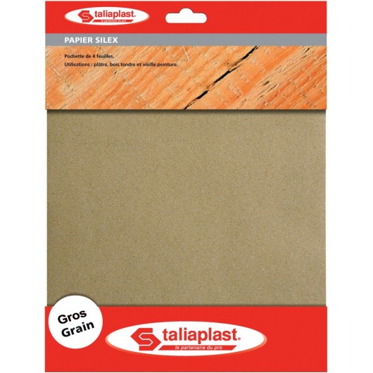 SOFOP TALIAPLAST - 4 feuilles silex 230x280mm grain 4