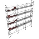 ALTRAD - Lot d'échafaudage de maçon VITO 49 - 100 m² - garde-corps: fixes - 9m linéaires X 8m plancher
