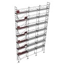 ALTRAD - Lot d'échafaudage de maçon VITO 49 - 160 m² - garde-corps: fixes - 9m linéaires X 14m plancher