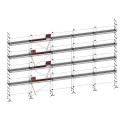 ALTRAD - Lot d'échafaudage de maçon VITO 49 - 160 m² - garde-corps: fixes - 15m linéaires X 8m plancher