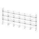 ALTRAD - Lot d'échafaudage de maçon VITO 49 - 152 m² - garde-corps: fixes - 18m linéaires X 6m plancher