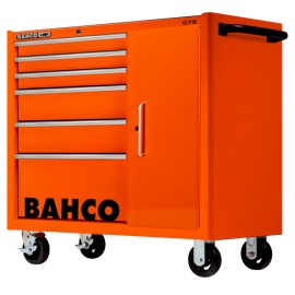 BAHCO - Servantes classiques C75, 1 mètre, à 6 tiroirs et une armoire latérale