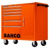 BAHCO - Servantes classiques C75, 1 mètre, à 6 tiroirs et une armoire latérale