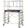 ECHAFAUDAGE ROULANT TELESCOPIQUE ET PLIANT X TOWER - HAUTEUR DE TRAVAIL : 4 M - ALUMINIUM - TUBESCA COMABI