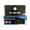 KING TONY - Lames de cutter crochets en CK75 - 10 pièces