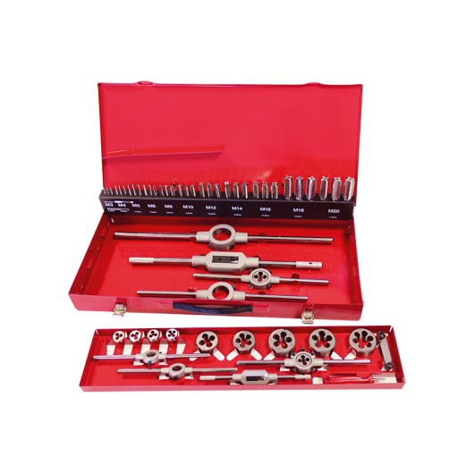 KING TONY - Jeu de tarauds, filières, porte outils - 54pcs