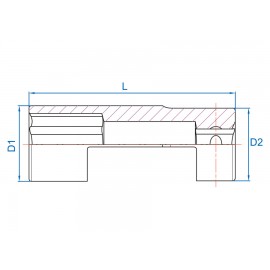 Jeu de douille torx 1-2 (8pcs) - Tecniba