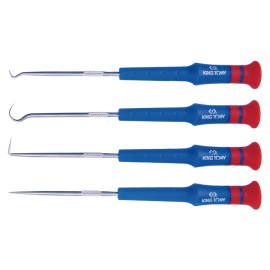 KING TONY - Jeu de crochets de précision - 4 pièces