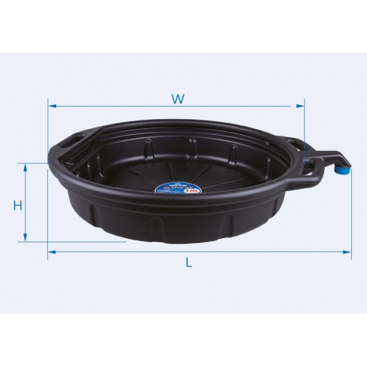 KING TONY - Bac de récupération d'huile 18 litres