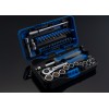 KING TONY - Coffret de douilles métriques et accessoires 1/4" - Série Atom - 39 pièces