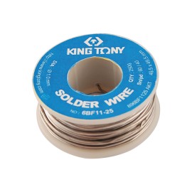 King Tony 6BF1125 : Fil de Soudure Électronique 1mm Flux Intégré
