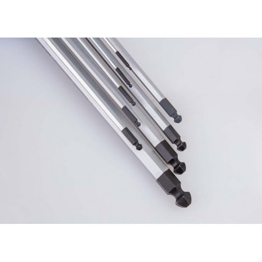 KING TONY - Jeu de 9 clés mâles extra longues "Ball Point"