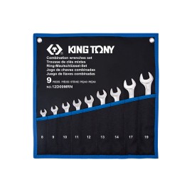KING TONY - Trousse de 9 clés mixtes légères 8:14-17-19mm