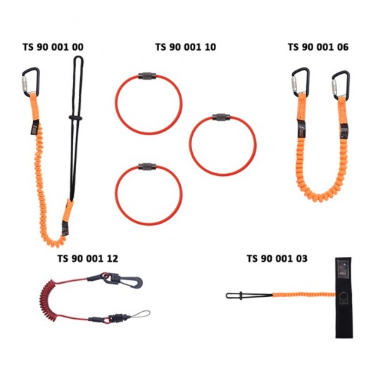 KRATOS SAFETY - Ensemble d'accessoires porte-outils (7 pièces) 