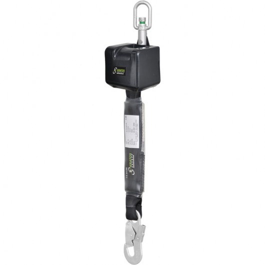 KRATOS SAFETY - Antichute à rappel automatique avec sangle polyester Lg 2.50 m 