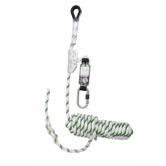 KRATOS SAFETY NIRO Antichute Coulissant Sur Corde Tress e 20 M Avec KRATOS SAFETY NIRO Antichute Coulissant Sur Corde Tress e 20 M Avec