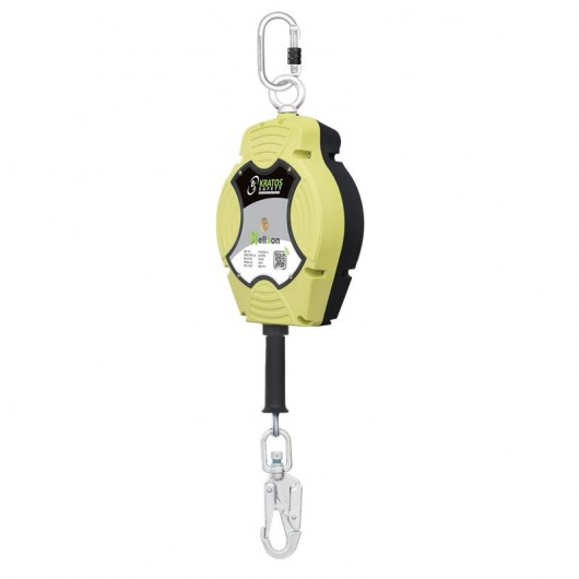 KRATOS SAFETY - HELIXON câble Inox, antichute à rappel automatique 20 m, pour utilisation verticale seulement 