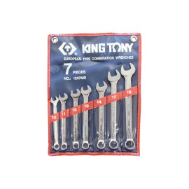 KING TONY - Trousse de 7 clés mixtes 10-11-12-13-14-17-19mm