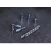 KING TONY - Rail de douilles 3/8" longues Torx femelles
