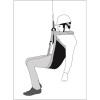 KRATOS SAFETY - Triangle d'évacuation avec Dés métalliques, bretelles ajustables KRATOS SAFETY - Triangle d'évacuation avec Dés métalliques, bretelles ajustables