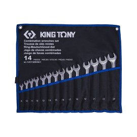 KING TONY - Trousse de 14 clés mixtes légères 8-10:19-21-22-24mm