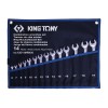 KING TONY - Trousse de 14 clés mixtes légères 6 à 19mm