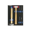 KING TONY - Module mousse + PP  6pcs marteaux chasses