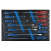 KING TONY - Servante modulable 874516BA + 163 outils plateaux EVAWAVE