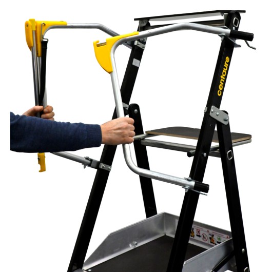 STEPPER - ACCÈS FACILE ET CONFORTABLE
Système pantographe breveté pour
une protection à 360° de l’opérateur.